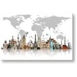  Slike na platnu ZEMLJEVID_005 (moderne slike na platnu) | Shoptok.si