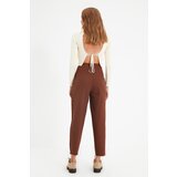 Trendyol brown striped trousers | ePonuda.com