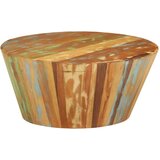 vidaXL Stolić za kavu Ø 65 x 31 cm od masivnog obnovljenog drva | shoptok.hr