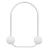 WALLXPERT metalna zidna kuka bele boje frog b | ePonuda.com
