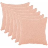  Presvlaka za jastuk 6 pcs HEERLEN Ružičasta 50 x 50 cm Bouclé | shoptok.hr