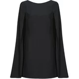 Polo Ralph Lauren Kratke obleke PETRA-LONG SLEEVE-COCKTAIL DRESS Črna