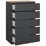 Tvilum Temno siva komoda 77x121x50 cm Naia – | Shoptok.si