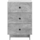  Noćni ormar Betonska siva 43 x 41 x 66,5 cm Konstruirano drvo | shoptok.hr