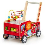 ECO TOYS Edukativna drvena guralica s kockama za djecu - Vatrogasci Cijene