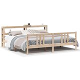vidaXL Okvir kreveta s uzglavljem 200 x 200 cm od masivne borovine | shoptok.hr