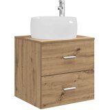 vidaXL Umivalnik s pritrditev na steno Artisan hrast, (5000245044) | Shoptok.si