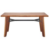 Bessagi Home jedilna miza jasper, barva oreha, črna, 90 x 160 cm | Shoptok.si