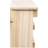  Kućica za vrapce s 5 odjeljaka 68 x 15 x 21 cm od jelovine | shoptok.hr