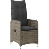  5-dijelni vrtni bistro set od poliratana s jastucima sivi | shoptok.hr