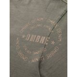 Ombre Men's military-style printed cotton T-shirt - light olive | shoptok.hr