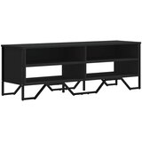 TV ormarić crni 122 x 34 x 41 cm od konstruiranog drva | Eponuda.com