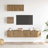  4-dijelni set TV ormarića montiran na zid Artisan Oak | Eponuda.com