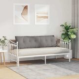  Jastuk za leđa Sivo-smeđa 160 x 19 x 50 cm tkanina | shoptok.hr