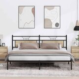 Maison Chic Posteljni okvir - Dvoposteljna postelja - Zakonska postelja brez vzmetnice 193x203 cm inženirski les-J11007, (21766744) | Shoptok.si