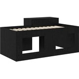 Krevet za djecu s visokim okvirom i stolom Crna 80 x 160 cm | shoptok.hr