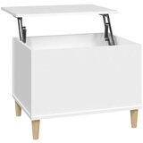 Stolić za kavu bijeli 60 x 44 5 x 45 cm od konstruiranog drva | shoptok.hr