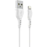 podatkovni polnilni kabel BX51 lightning 1m 2,4A - bel