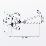 Berdsen BD-954 usmjerena vanjska TV antena ultra HD 4K | shoptok.hr