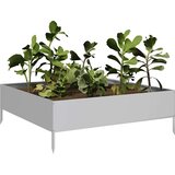  Povišena vrtna gredica 100x100x33,5 cm pocinčani čelik | Eponuda.ba