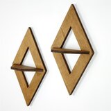 Kalune Design Raf260 walnut wall shelf | ePonuda.com