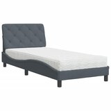  Krevet s madracem tamnosivi 80 x 200 cm baršunasti | shoptok.hr