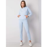 Fashion Hunters RUE PARIS Light blue casual set | shoptok.hr