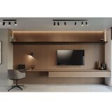 Sollux SL.0091 - zidno spot svetlo ring 1xGU10/10W/230V crno | Eponuda.com