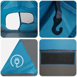 Instant šator Plava 365 x 380 x 200 cm Poliester i čelik | shoptok.hr