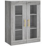  Visoka komoda siva sonome 69,5x34x180 cm od konstruiranog drva | shoptok.hr