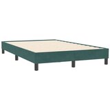 Box spring postelja brez vzmetnico temno zelena 120x210cm žamet, (21790911) | Shoptok.si