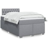  Krevet s oprugama i madracem svjetlosivi 120x190 cm od tkanine | shoptok.hr