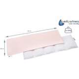 Medi Partners Thermophor with cherry seeds large 20x60 – 5 chambers Waffle – Light pink | ePonuda.com