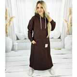 Pri Long sweatshirt, warm tracksuit dress AGATA | Shoptok.si