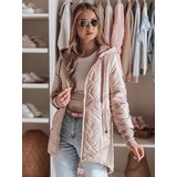 DStreet Kurtka damska przejściowa pikowana ROSSANA różowa | Shoptok.si