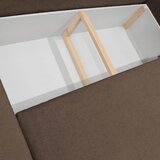 MID.YOU KOTNA SEDEŽNA GARNITURA, struktura, bouclé rjava | Shoptok.si