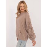 RELEVANCE Sweatshirt-RV-BL-9972.10X-dark beige | Shoptok.si
