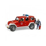 Bruder Jeep wrangler gasilsko vozilo s figurico 2528 | Shoptok.si
