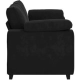  Dvosjed Crni 180x77x82 cm Baršun | shoptok.hr