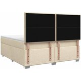  Boxspring krevet s madracem Krem 180 x 200 cm Tkanina 180 x 200 x 140.5 cm | Shoptok.si