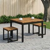  Stolić za kavu Prirodna i crna 60 x 60,5 x 36 cm Cijene