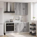 Kuhinjska jedinica PORTO 5 kom. Siva Sonoma Konstruirano drvo | shoptok.hr