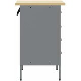  Radni stol Crna i Siva 50 x 55 x 85 cm Inženjerska drva i čelik | shoptok.hr
