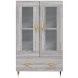  Visoka komoda siva boja hrasta 69,5x31x115 cm konstruirano drvo | Eponuda.ba