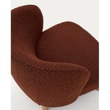 Kave Home Fotelj iz tkanine bouclé v barvi terakote Ulit – | Shoptok.si