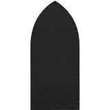  Vrtno ogledalo crno 100 x 45 cm željezno za vanjsku upotrebu | Eponuda.com