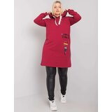 RELEVANCE Tunic-RV-TU-7221.80P-burgundy | Shoptok.si