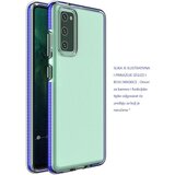 Spring Case prozirna zaštitna gel maska sa okvirom u boji za Samsung Galaxy A12 / Galaxy M12 | shoptok.hr
