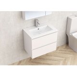 Inter Ceramic monca zidni pvc kupaonski ormarić + umivaonik 8860, 61×39,5x52cm, bijeli Cijene