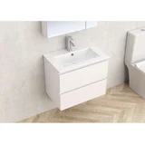 monca zidni pvc kupaonski ormarić + umivaonik 8860, 61×39,5x52cm, bijeli